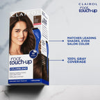 Clairol Root Touch-Up by Nice'n Easy Permanent Hair Dye for Brown Hair Color with 100% Gray Coverage