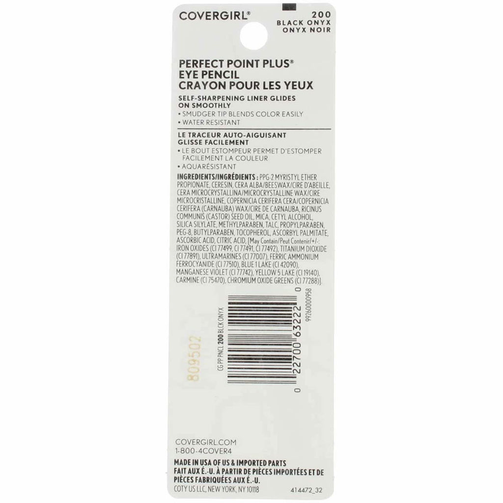 CoverGirl Perfect Point Plus Black Onyx 200 Eyeliner - Pack of 2