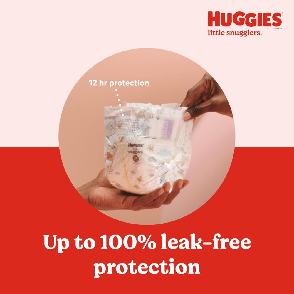 Huggies Little Snugglers printed diaper