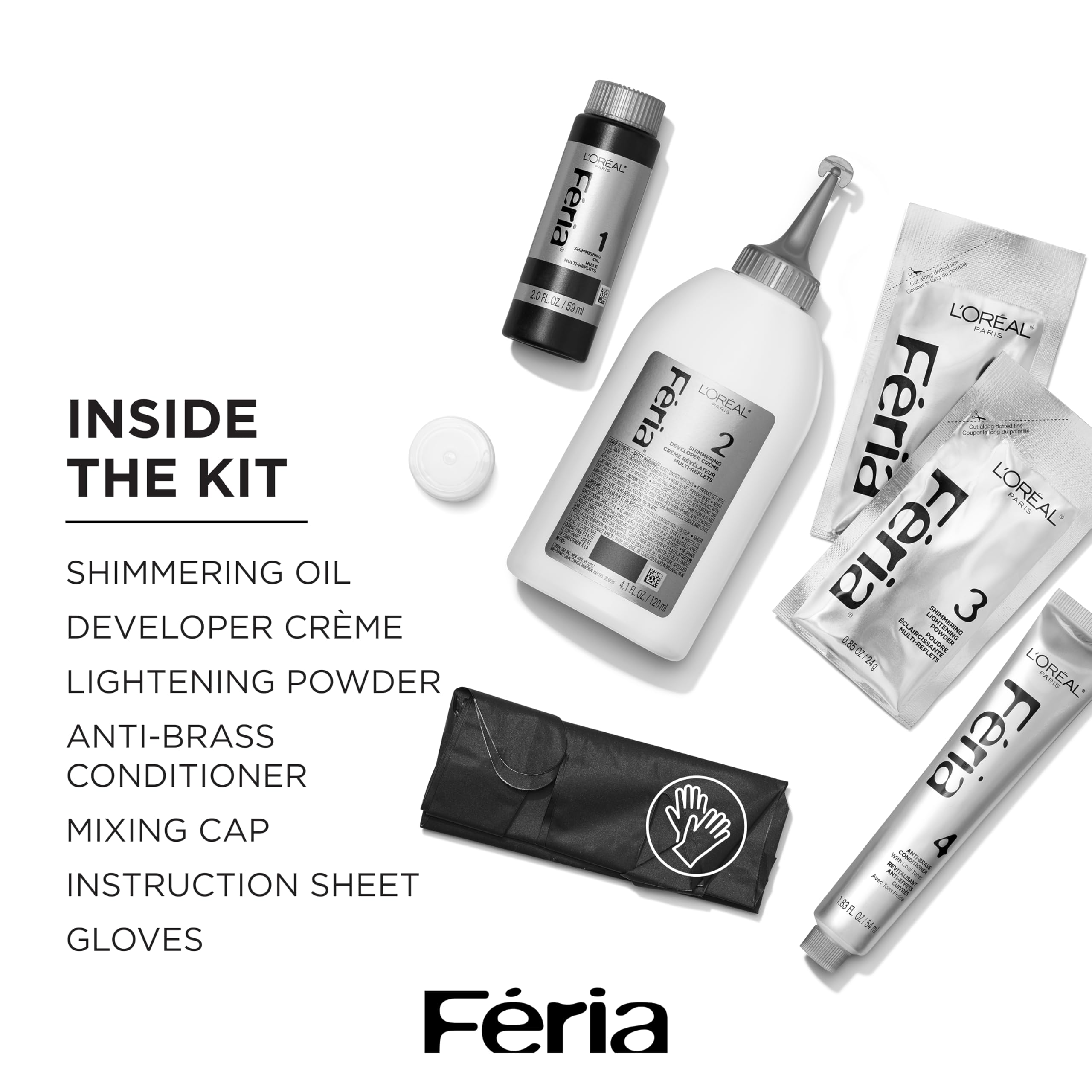 L'Oreal Paris Feria Hyper Platinum Advanced Lightening System Hair Bleach