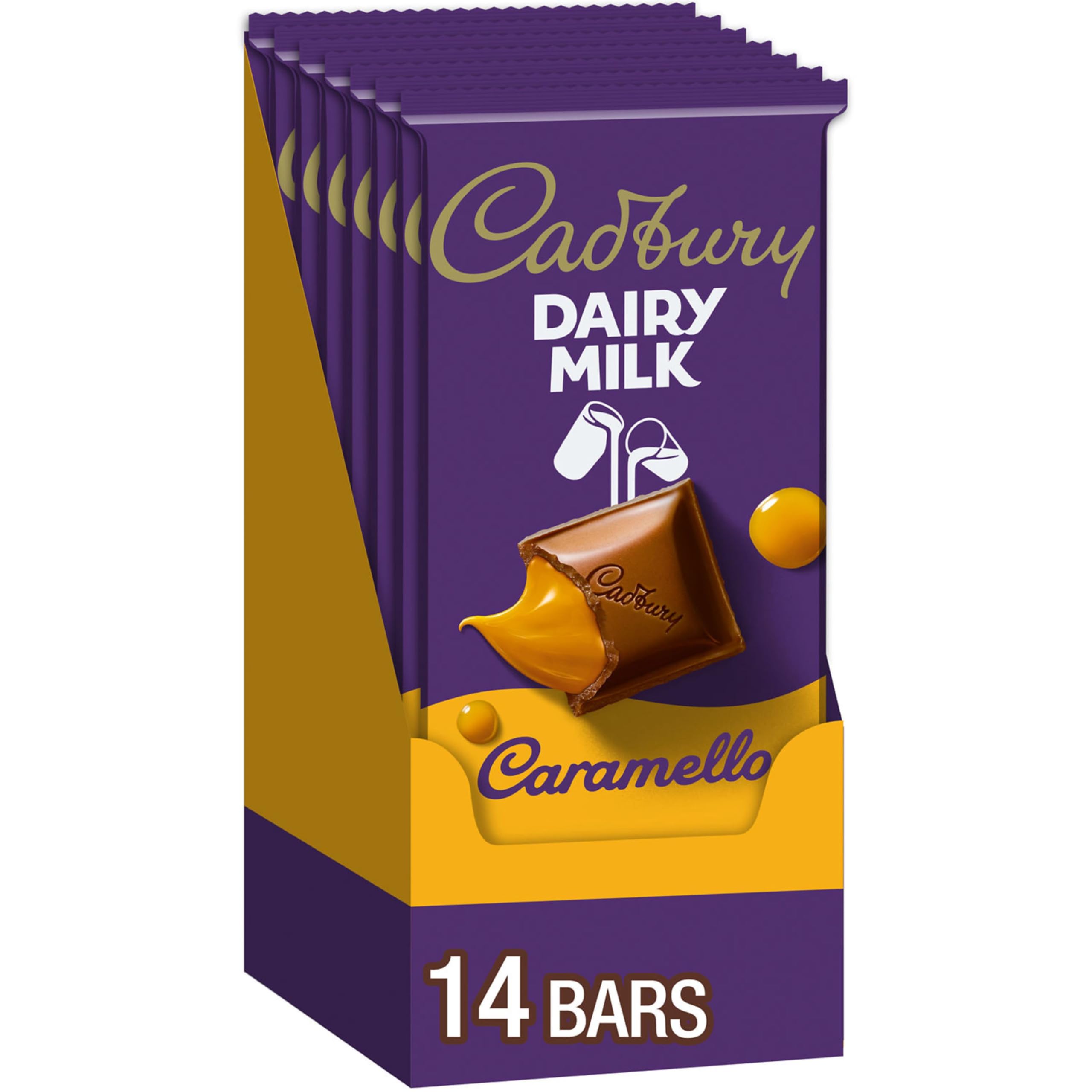 CADBURY CARAMELLO Milk Chocolate and Creamy Caramel