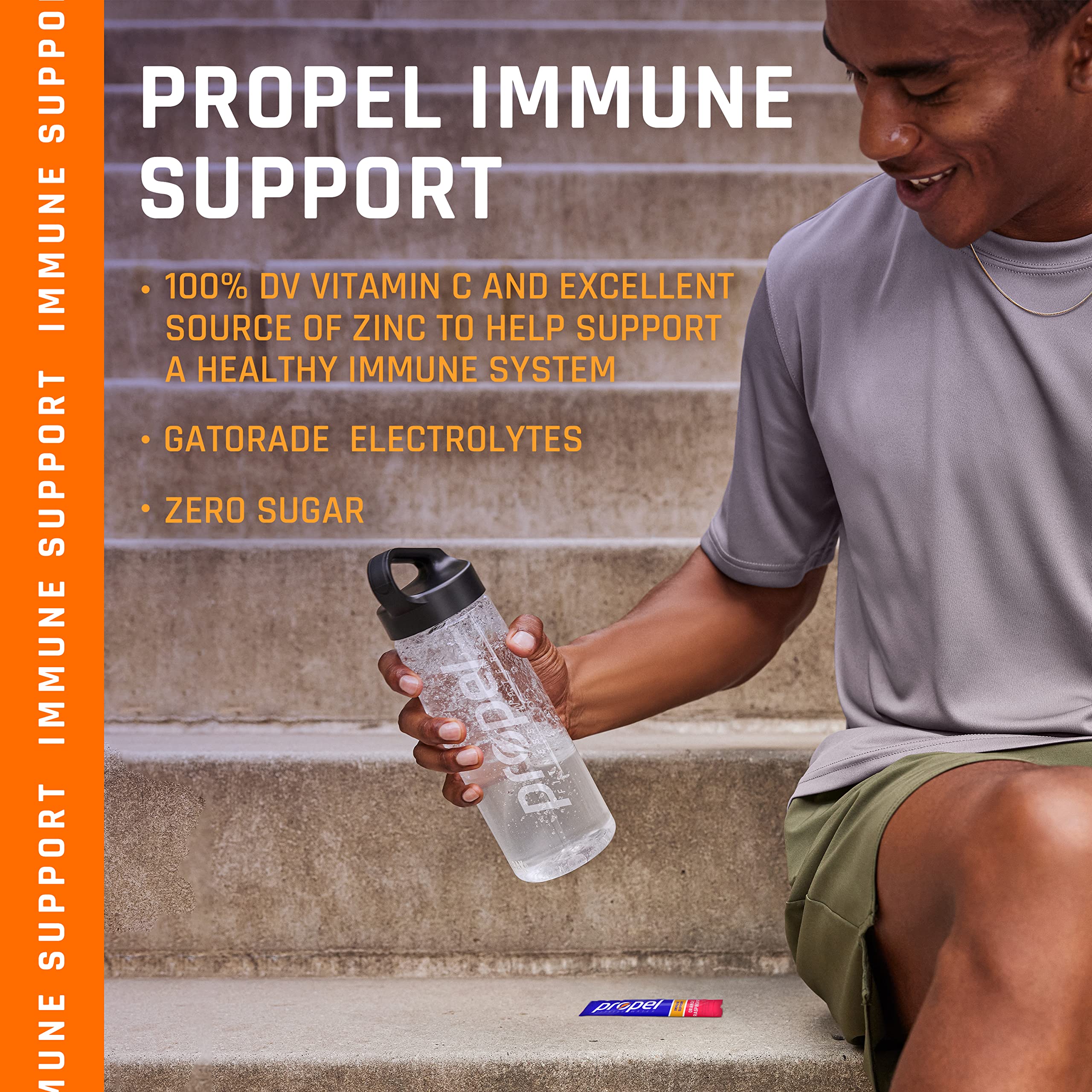 Propel Immune Support Powder Lemon Blackberry