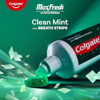 Colgate Max Fresh Whitening Toothpaste with Mini Strips