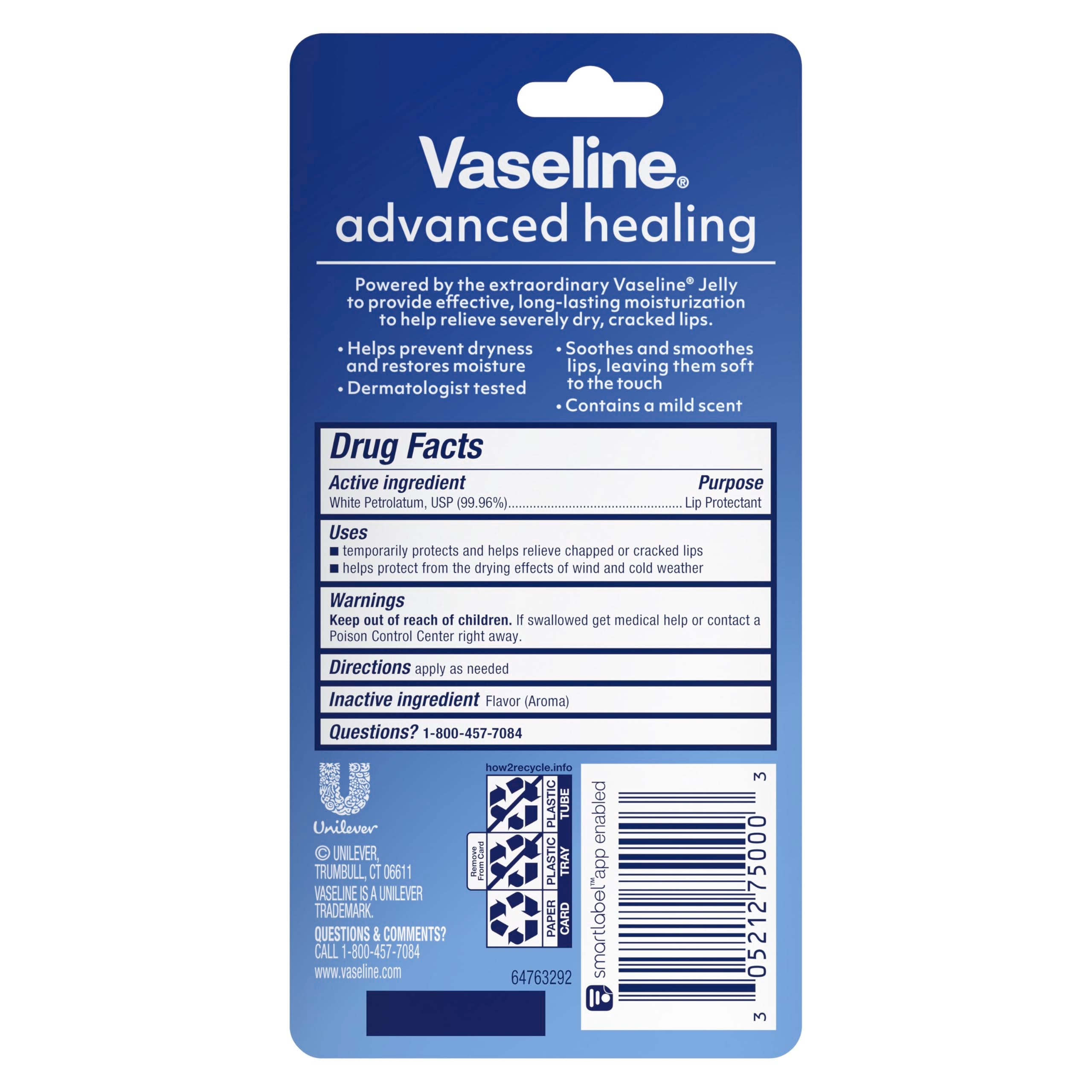 Vaseline Lip Therapy Lip Balm Tube