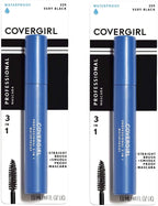 COVERGIRL Professional 3-in-1 Waterproof Mascara, Very Black 225, (Packagin