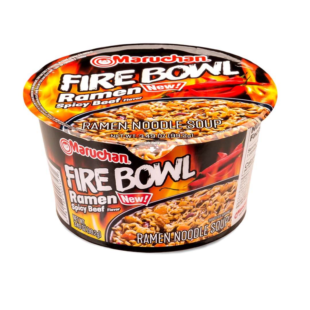 Maruchan Ramen Noodle Bowl 3.49 oz - 6 Pack Microwavable