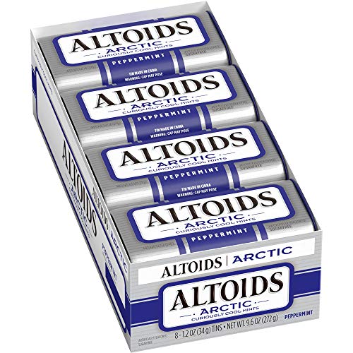 ALTOIDS Arctic Mints 1.2 oz Tin - Pack of 8