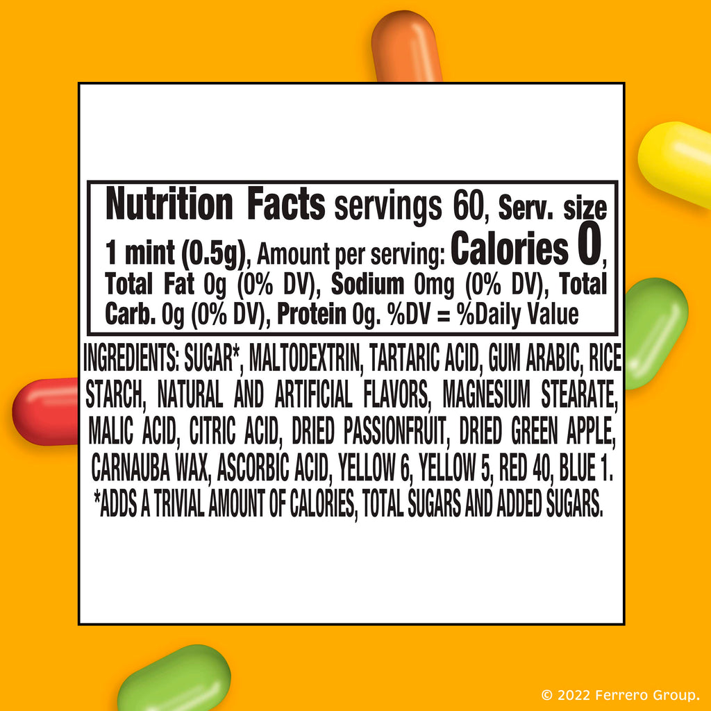 Tic Tac Fruit Adventure Sugar Free Mints