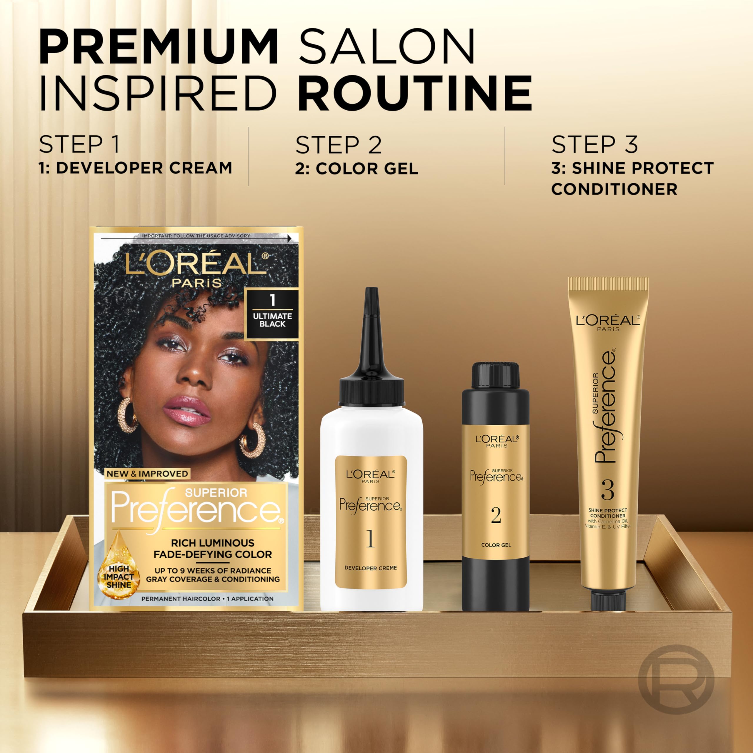 L'Oreal Paris Superior Preference Fade-Defying + Shine Permanent Hair Color