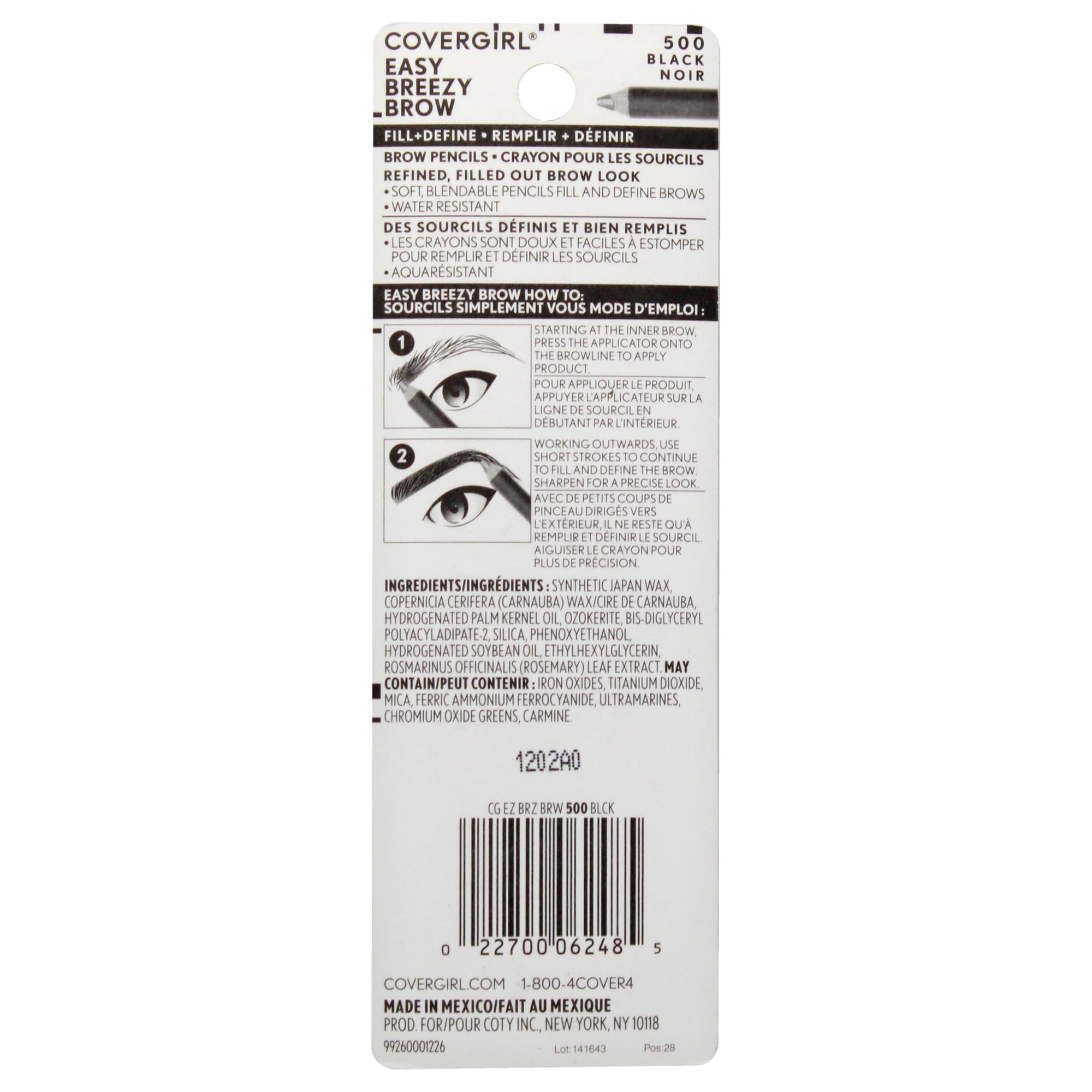 COVERGIRL Easy Breezy Brow Fill & Define Eyebrow Pencil