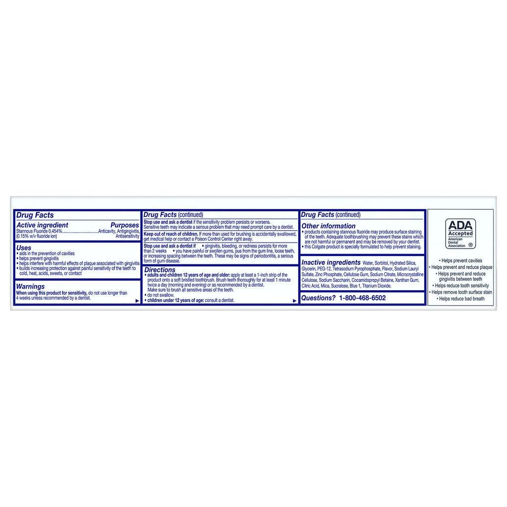 Colgate Total Whitening Toothpaste Gel 4.8 oz - 4 Pack