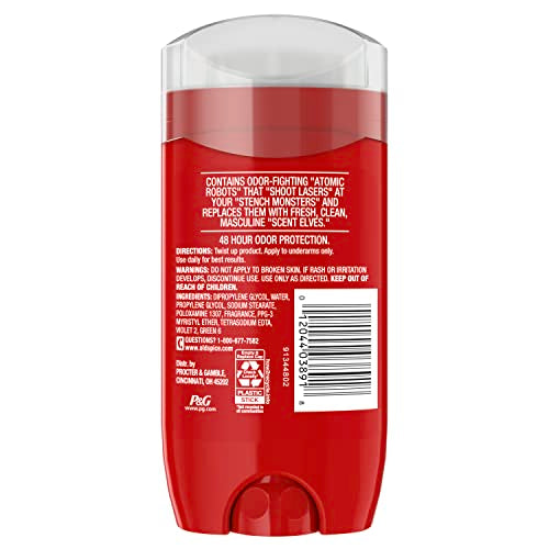Old Spice Antiperspirant & Deodorant 2.6 oz Pack of 3