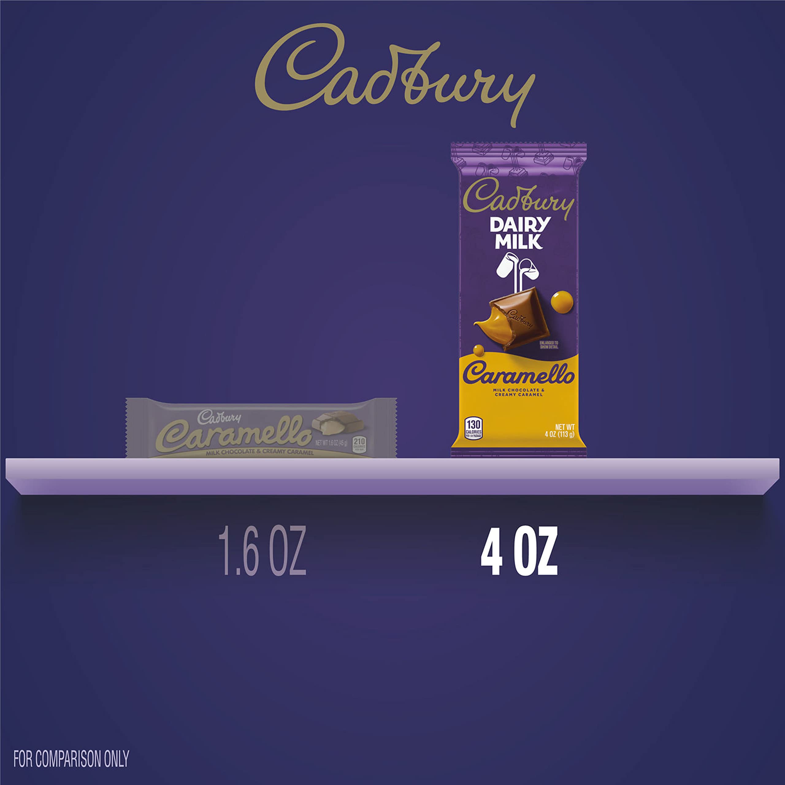 CADBURY CARAMELLO Milk Chocolate and Creamy Caramel