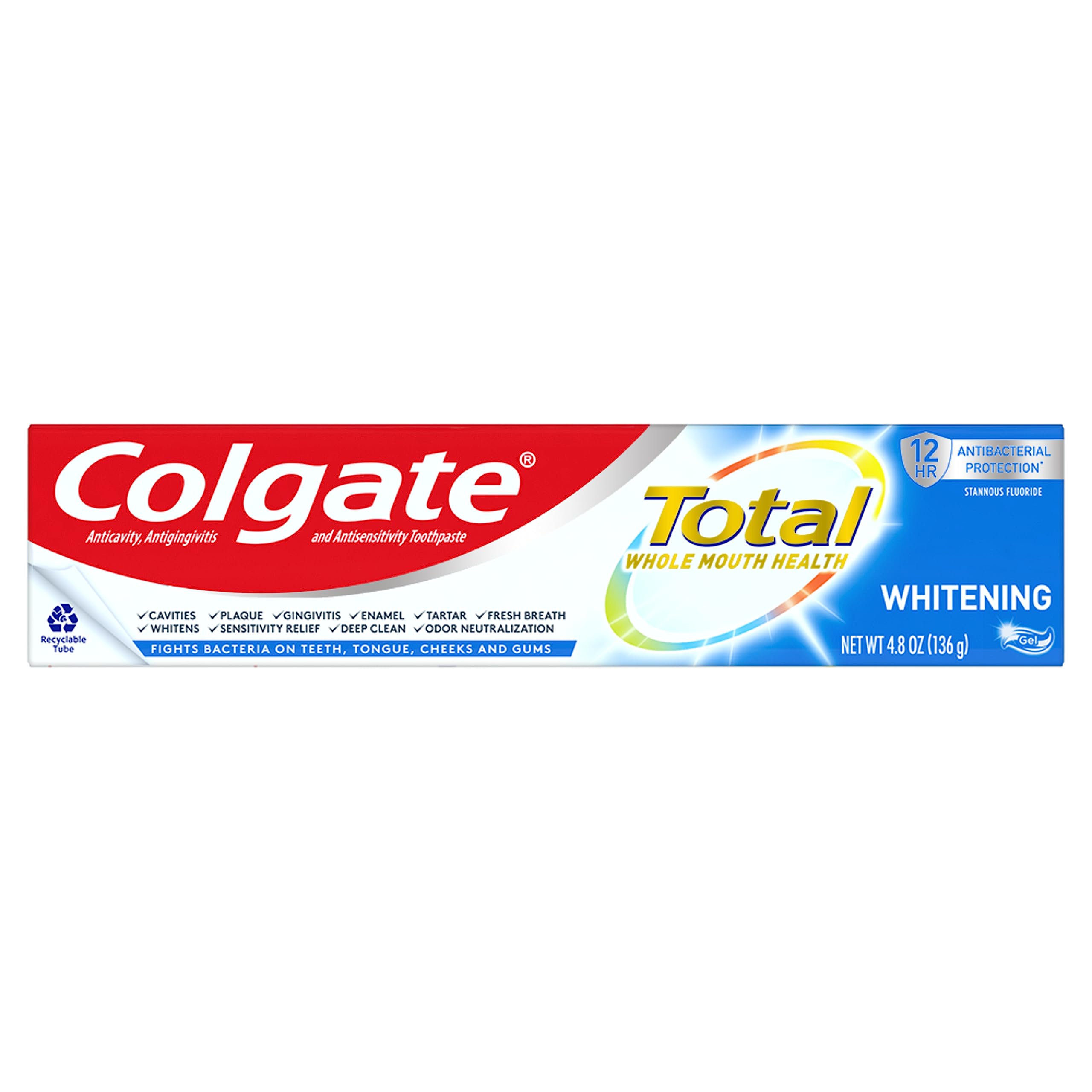 Colgate Max Fresh Toothpaste with Mini Breath Strips - Whitening Formula