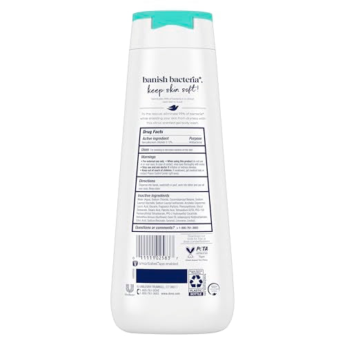 Dove Body Wash for Softer Smoother Skin - Sulfate Free & Paraben Free