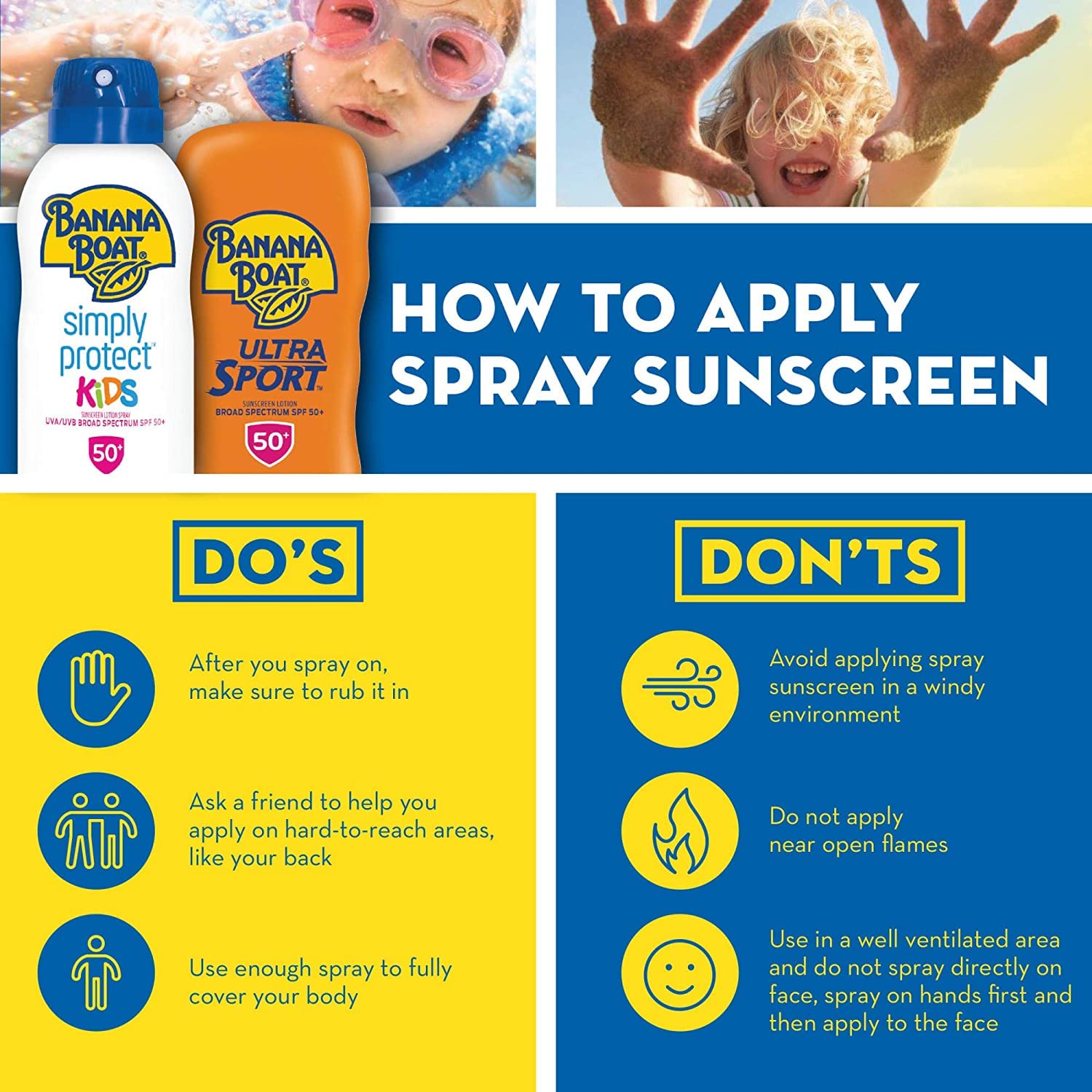 Banana Boat Kids Max Protect & Play Broad Spectrum Sunscreen SPF 100 4 oz