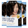 Clairol Nice'n Easy Permanent Hair Dye – 3 Brown Black, 100% Gray Coverage