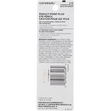 CoverGirl Perfect Point Plus Eyeliner Pencil - Midnight Blue 220