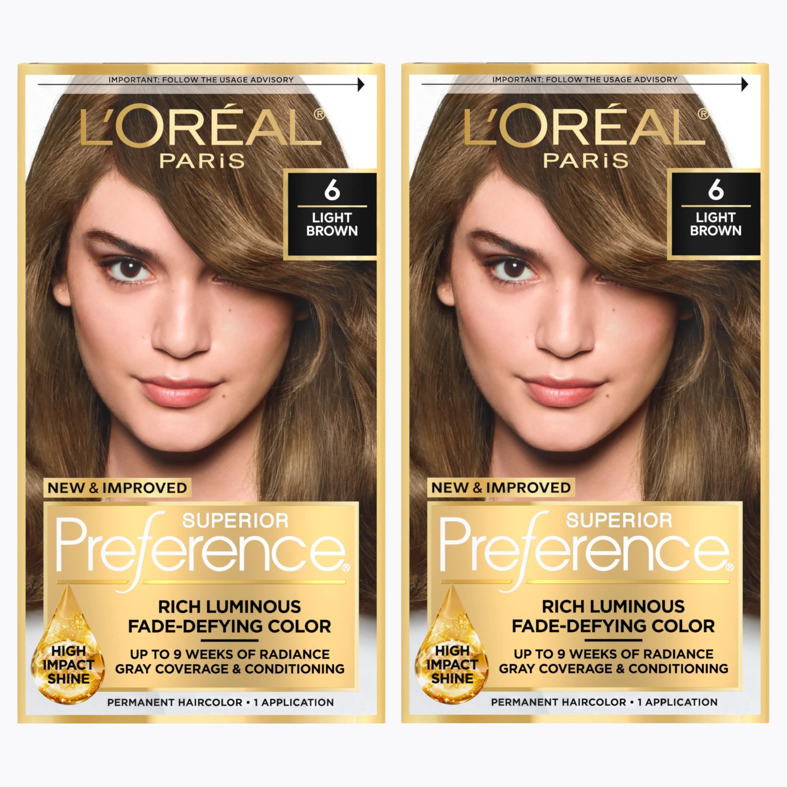 L'Oreal Paris Superior Preference Fade-Defying + Shine Permanent Hair Color
