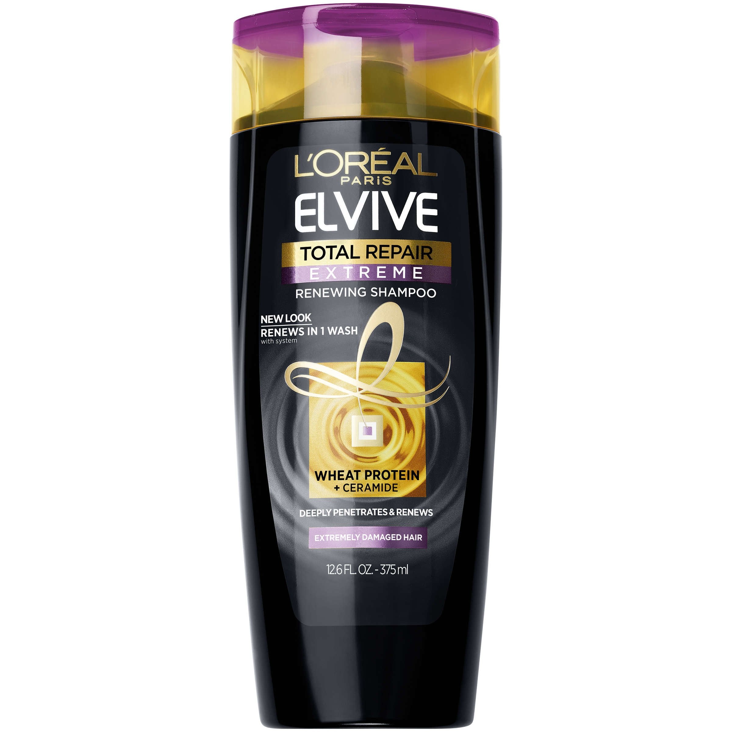 L’Oreal ParisTotal Repair Extreme Shampoo, Extremely Damaged Hair, 12.6 Fl Oz