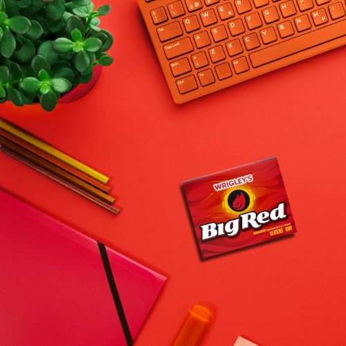 BIG RED WRIGLEY'S BIG RED Cinnamon Chewing Gum