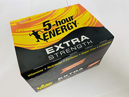 5 Hour Energy Extra Strength Strawberry Banana Energy Shot | 12-Pack (1.93 oz each)
