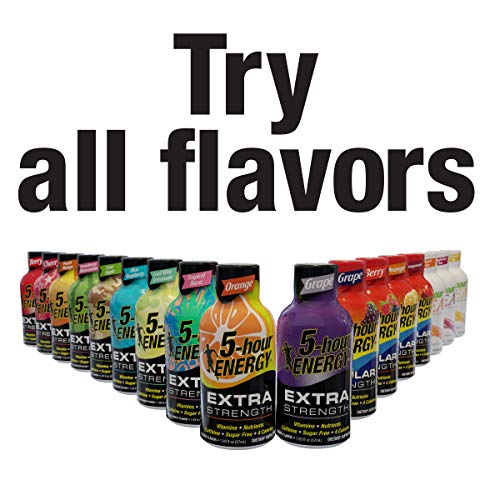 5 Hour Energy Extra Strength Peach Mango Energy Shot | 12-Pack (1.93 oz each)