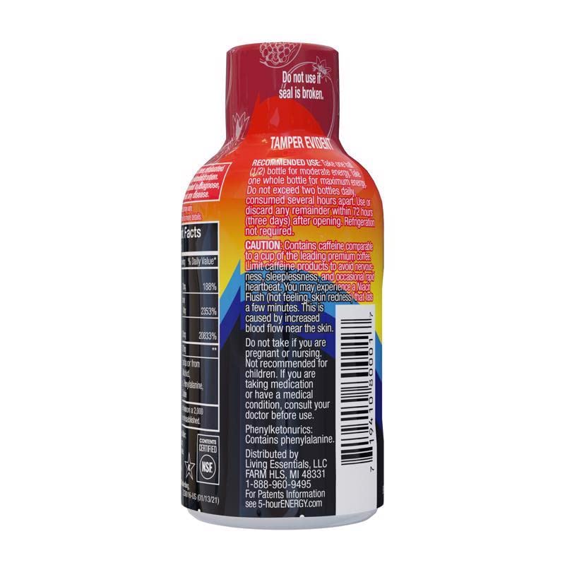 5 Hour Energy Pomegranate Energy Shot | 12-Pack (1.93 oz each)
