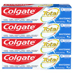 Colgate Total Whitening Toothpaste Gel 4.8 oz - 4 Pack