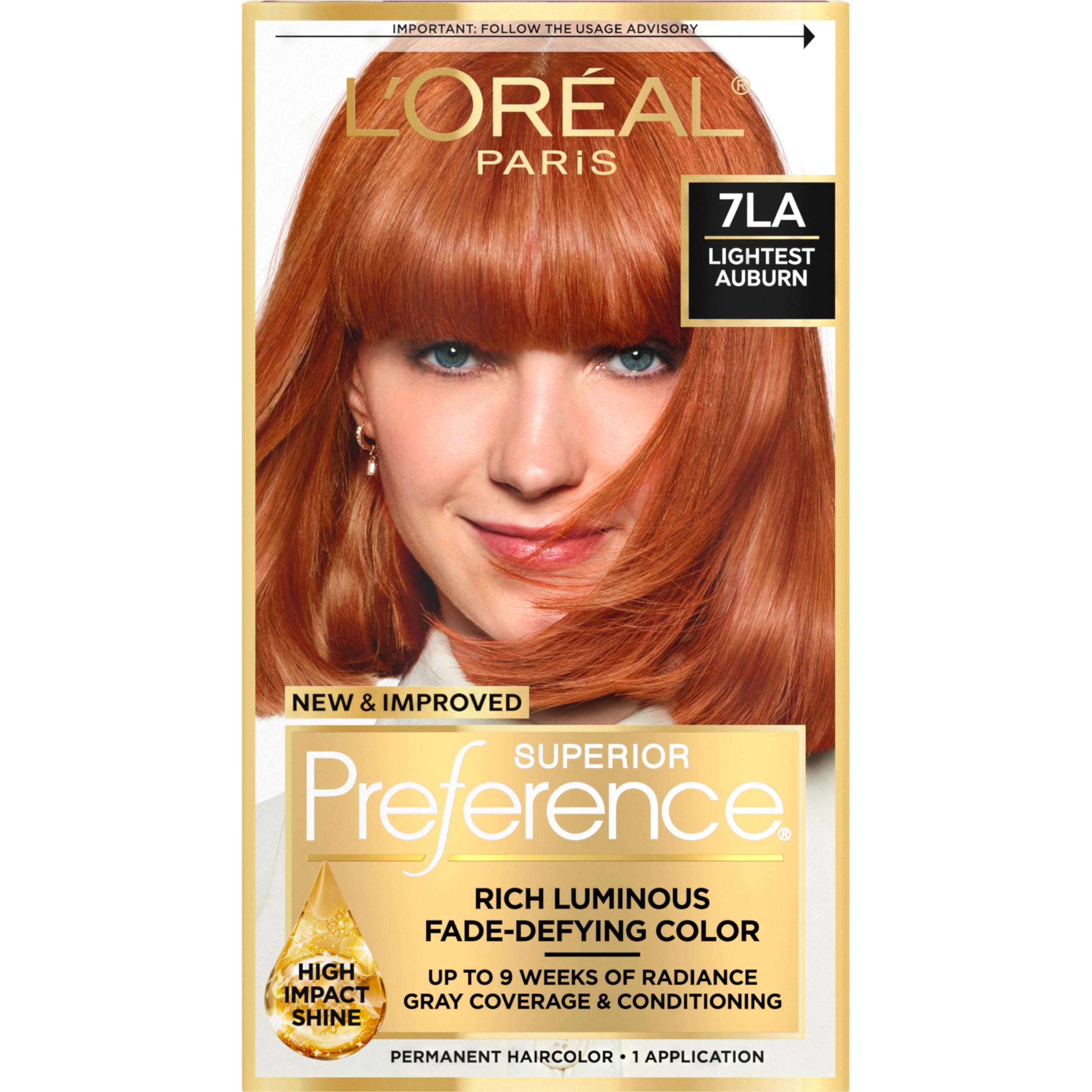 L'Oreal Paris Superior Preference Fade-Defying + Shine Permanent Hair Color