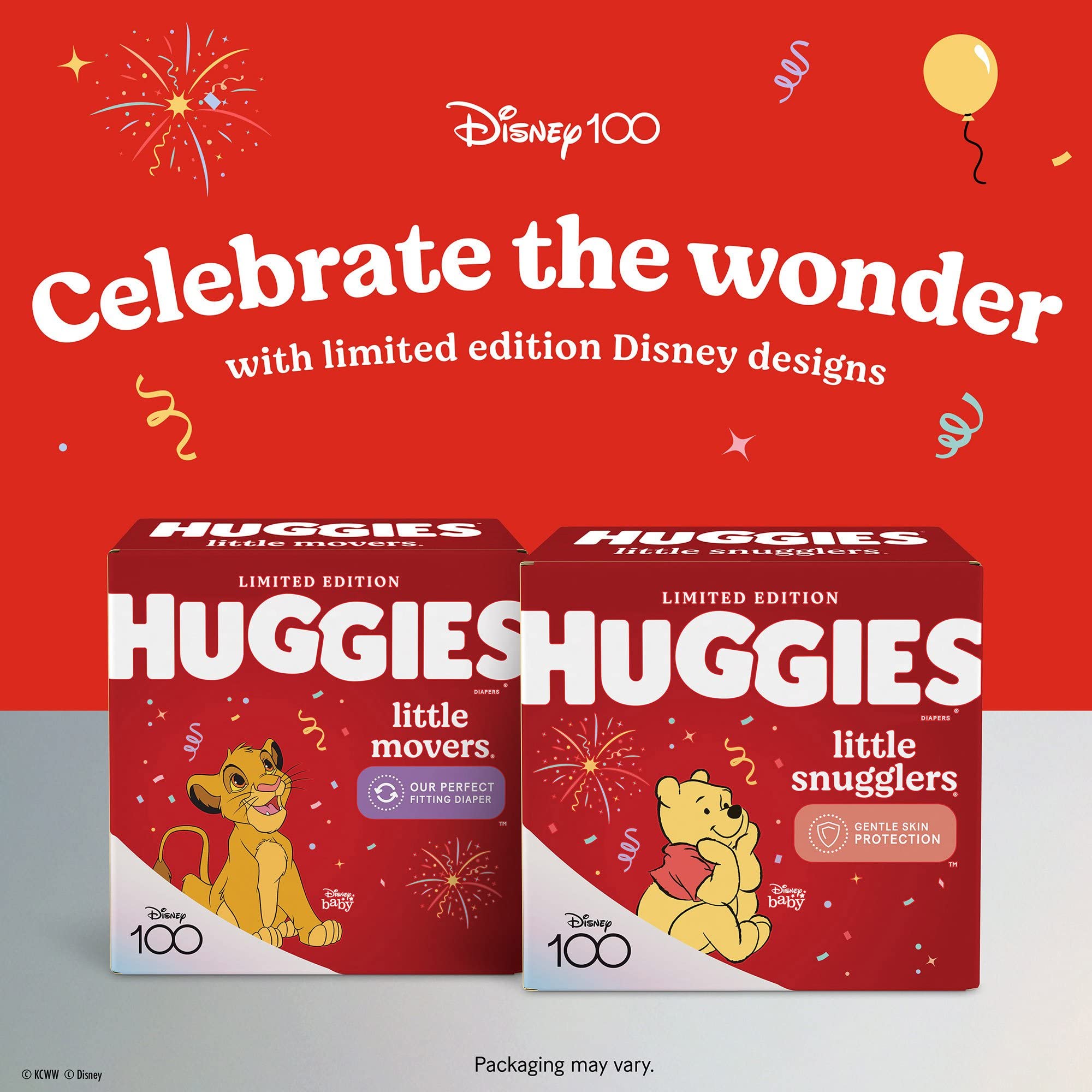 Huggies Little Snugglers printed diaper