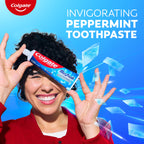 Colgate MaxFresh Cool Mint Toothpaste Pack, Fresh Breath Toothpaste with Fluoride and Hundreds of Mini Breath Strips, Leaves Mouth Feeling Refreshed for Hours, 2 Pack, 6.3 oz