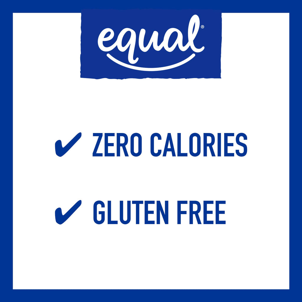 EQUAL 0 Calorie Sweetener, Aspartame and Acesulfame-K Sweetener Packets, Zero Calorie Sugar Alternative, Erythritol Free, 50 Ct (Pack of 12)