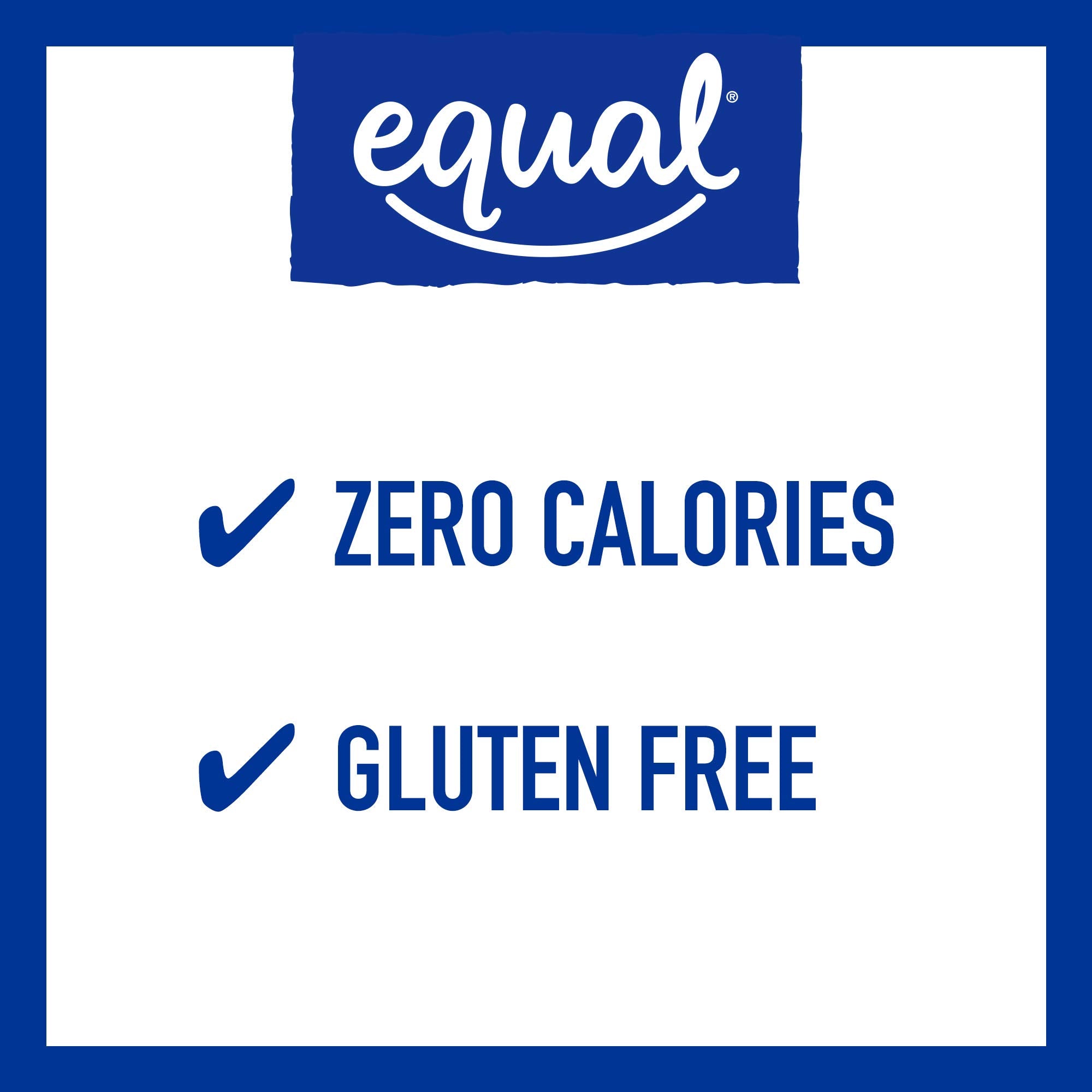EQUAL 0 Calorie Sweetener, Aspartame and Acesulfame-K Sweetener Packets, Zero Calorie Sugar Alternative, Erythritol Free, 50 Ct (Pack of 12)