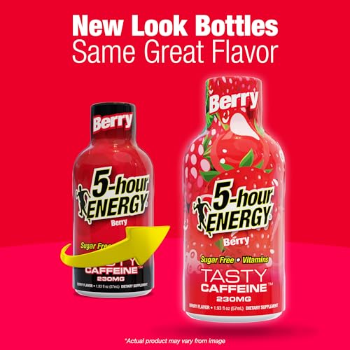 5 Hour Energy Berry Energy Shot | 12-Pack (1.93 oz each)