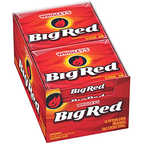 BIG RED WRIGLEY'S BIG RED Cinnamon Chewing Gum