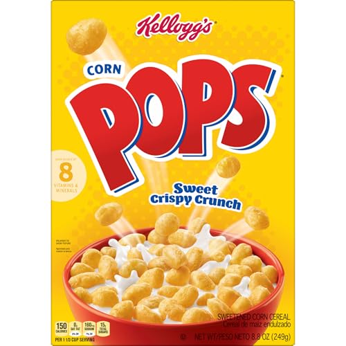 Corn Pops Kellogg's Corn Pops, Breakfast Cereal