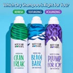 Not Your Mother's Clean Freak Refreshing Dry Shampoo (3-Pack) - 7 oz - Waterless Shampoo Instantly Refreshes Hair Between Washes - Fresh Citrus Scent