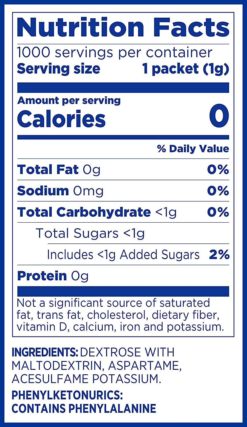 Equal Sugar Packets 1.75 oz (50 ct)