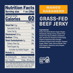 Country Archer Mango Habanero Beef Jerky, 2.5 Oz
