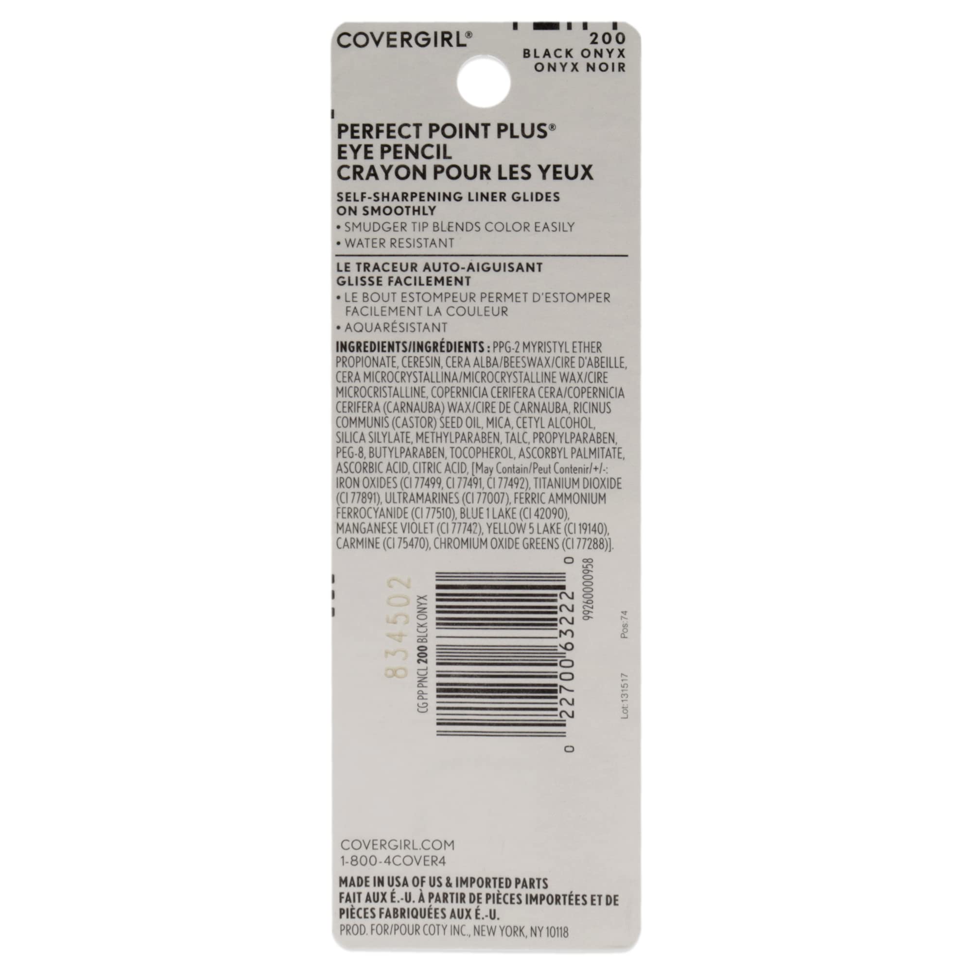 CoverGirl Perfect Point Plus Eyeliner Pencil