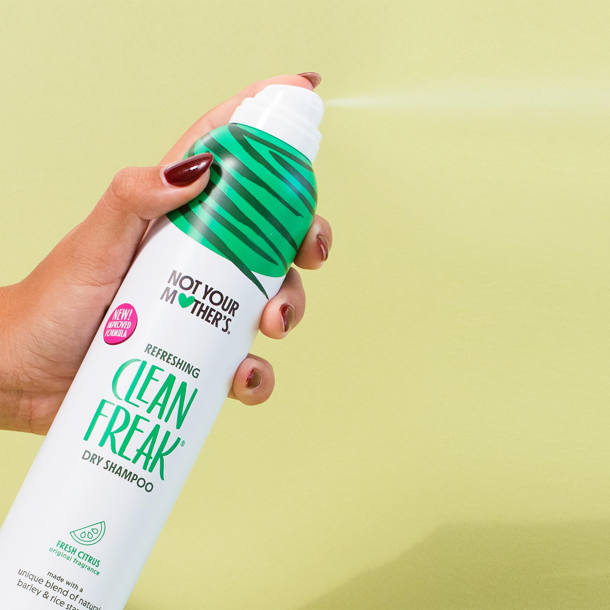 Not Your Mother's Clean Freak Refreshing Dry Shampoo (2-Pack) - 7 oz - Waterless Shampoo Instantly Absorbs Oil - Hair Essentials for All Hair Types