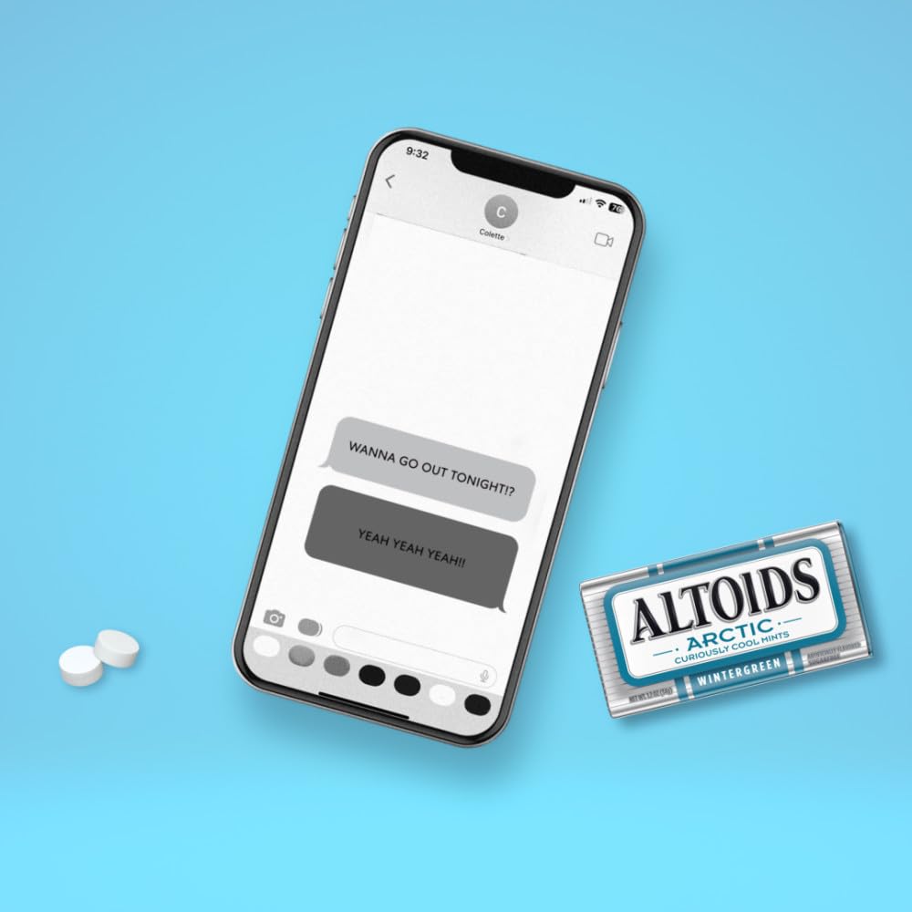 ALTOIDS Arctic Mints 1.2 oz Tin - Pack of 8