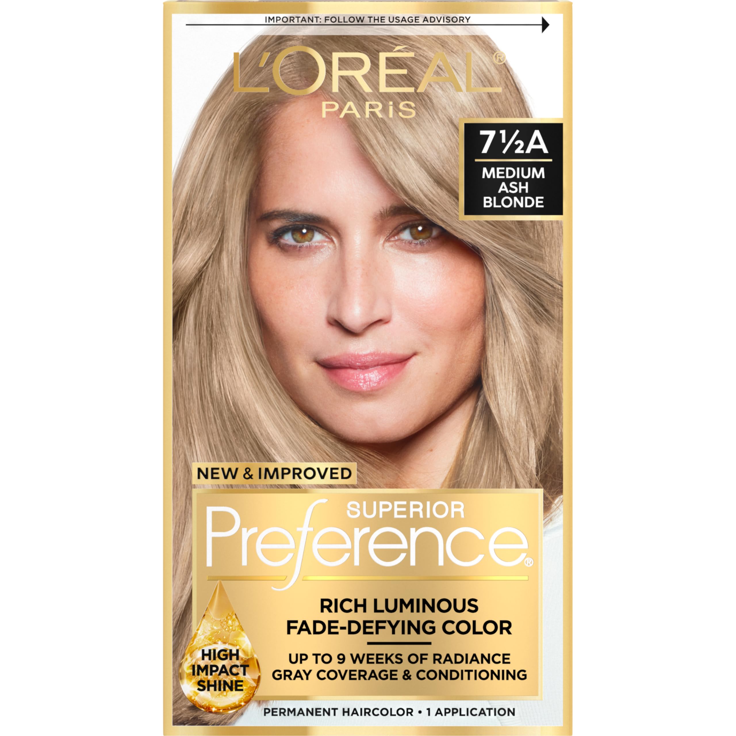 L'Oreal Paris Superior Preference Fade-Defying + Shine Permanent Hair Color