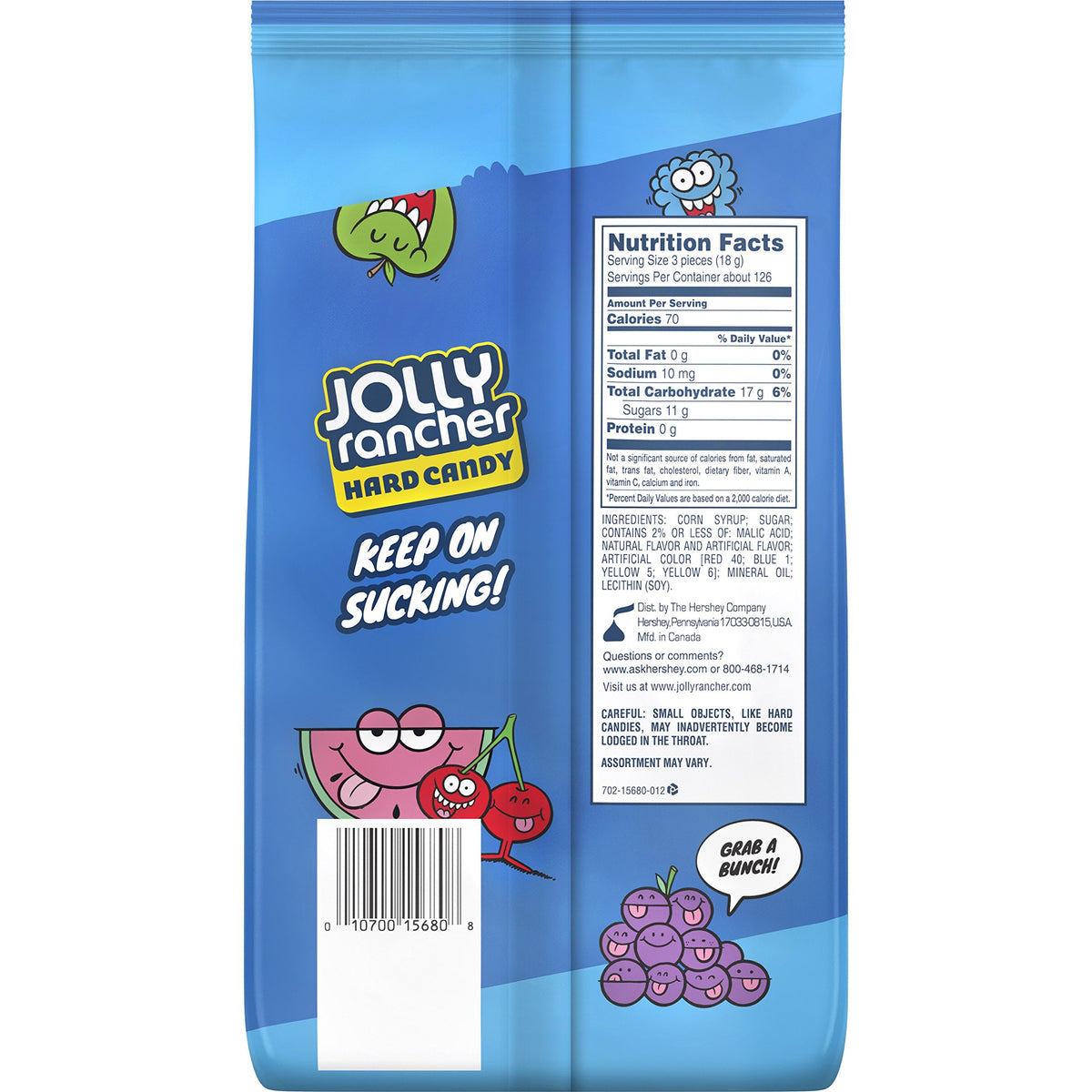 JOLLY RANCHER Hard Candy, Fire, 6.5Ounce