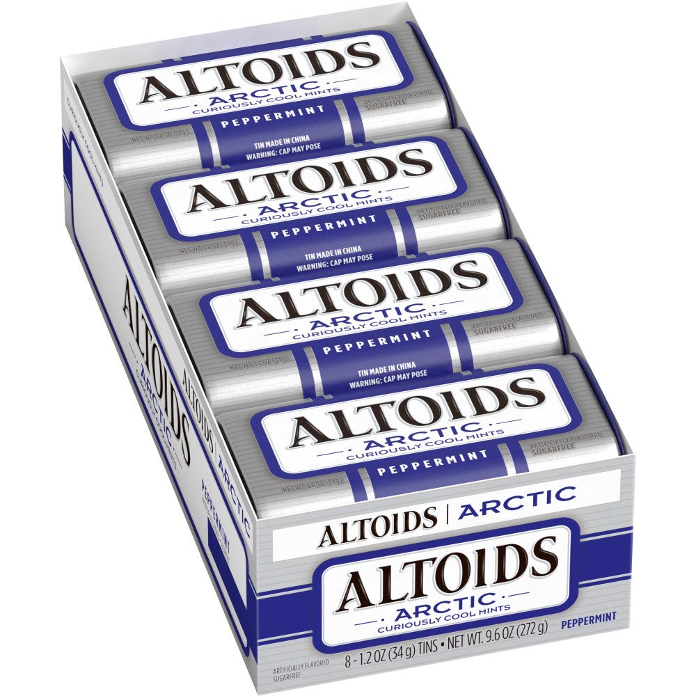 ALTOIDS Arctic Mints 1.2 oz Tin - Pack of 8