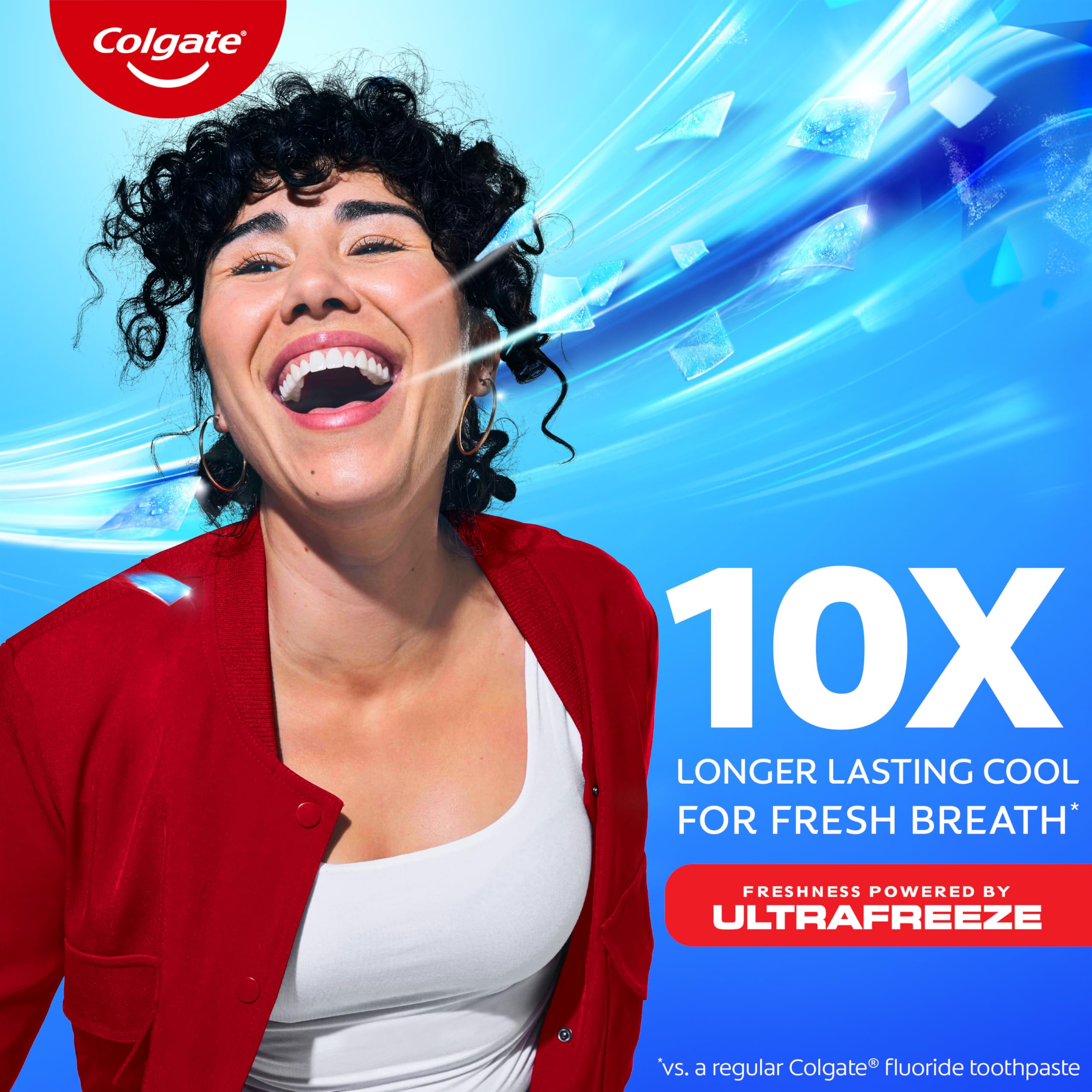 Colgate MaxFresh Cool Mint Toothpaste Pack, Fresh Breath Toothpaste with Fluoride and Hundreds of Mini Breath Strips, Leaves Mouth Feeling Refreshed for Hours, 2 Pack, 6.3 oz