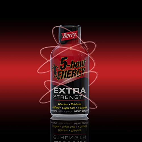 5 Hour Energy Extra Strength Berry Energy Shot | 12-Pack (1.93 oz each)