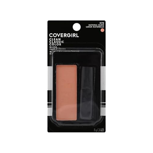 CoverGirl Classic Color Blush, Natural Glow [570], 0.3 oz (Pack of 2)