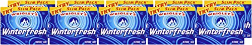 WRIGLEY'S Winterfresh Chewing Gum Bulk Pack, 15 Stick (Pack of 10)